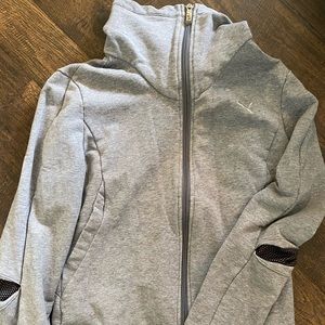 Grey Puma Zip Up